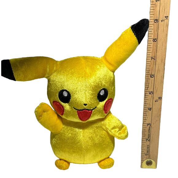 Tomy Pokemon Pikachu 2016 Stuffed Animal Plush 9" Yellow Limited Edition Toy - Picture 11 of 11